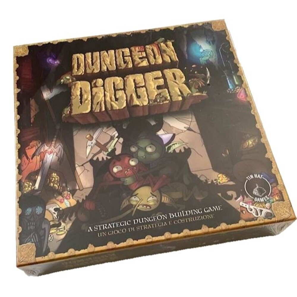 Dungeon Digger Strategic Building Game Tin Hat Boardgame Sealed NEW SEALED